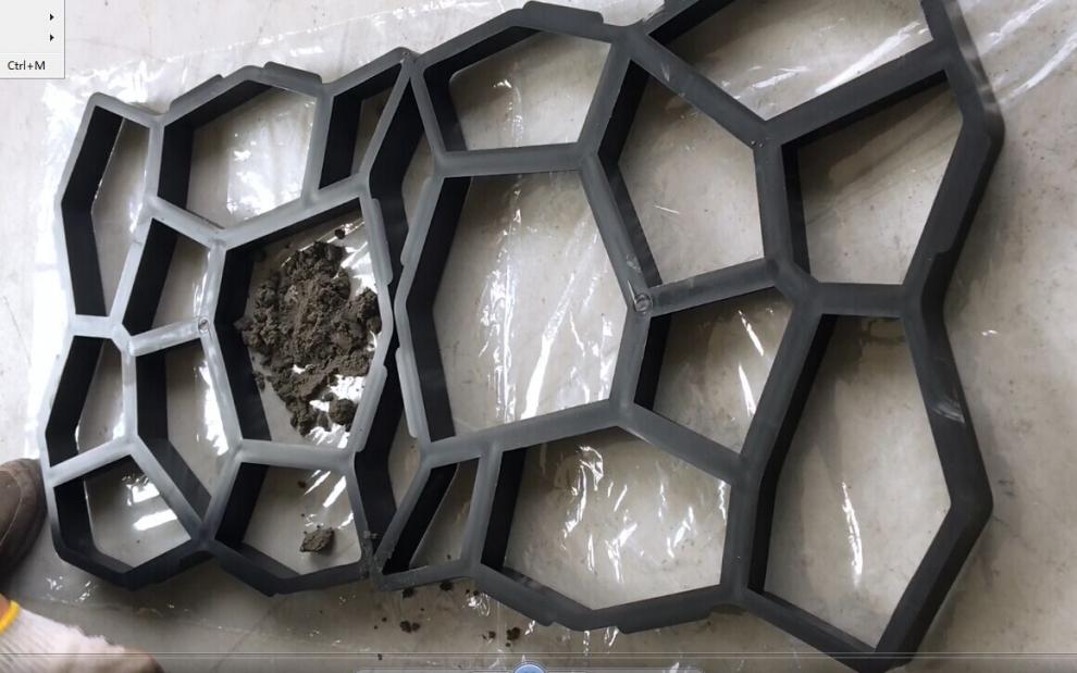 定做自己施工铺路模具水泥模型鹅卵石仿石彩色地砖模花园模具基础建材