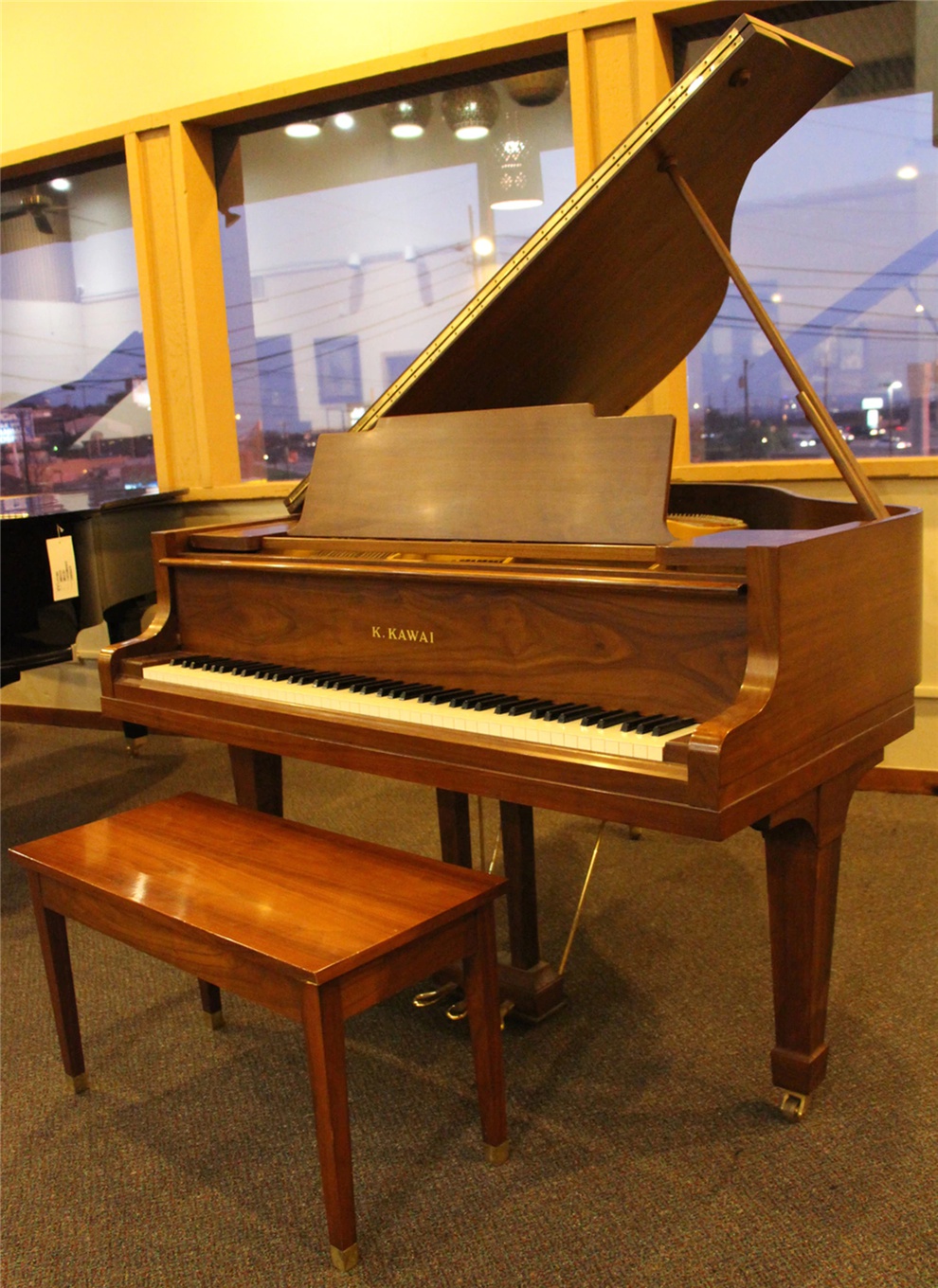 【卡瓦依(kawai)二手乐器其他】 二手卡瓦依三角钢琴kawai no350 500