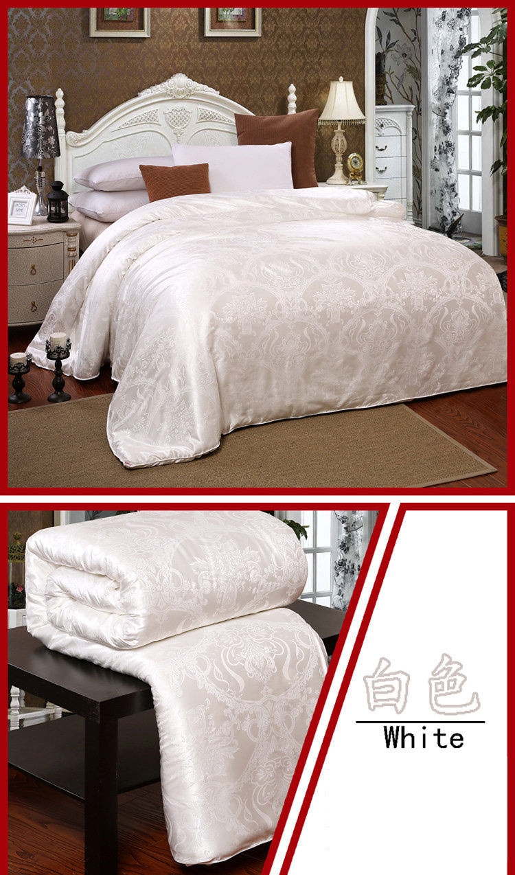 结婚被子喜被陪嫁大红色蚕丝婚庆棉被芯双人加厚保暖冬被子母被