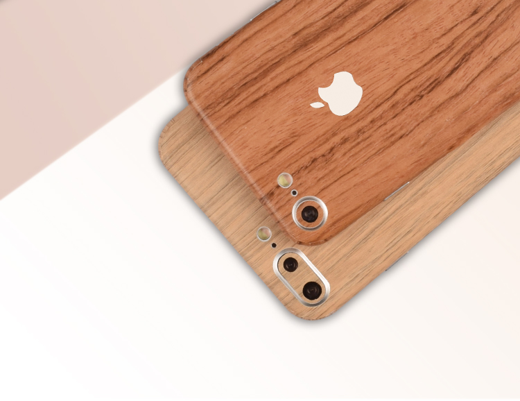 知仓(zhichang)手机贴膜iphone7 iphone7plus木纹手机贴纸 苹果7保护
