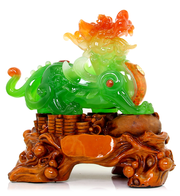 工艺礼品貔貅摆件一对镇宅吉祥物工艺饰品风水家居摆设创意礼品