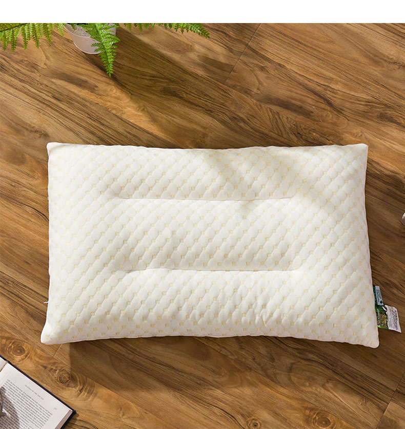 乳胶枕头单人颈椎碎乳胶颗粒柔软酒店睡觉橡胶枕芯家用夏天乳胶枕