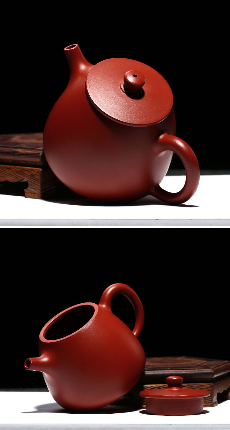 原矿大红袍高石瓢紫砂壶厂家直销袁友军紫砂茶壶