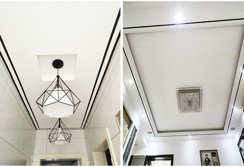 《自粘美边线客厅天花板吊顶自粘石膏线墙面地面美缝艺术美边线贴条