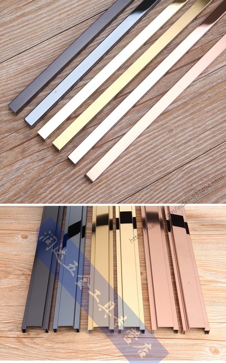 dcm门用配件 苏宁放心购不锈钢电线压条u型不锈钢装饰线条包边条 背景