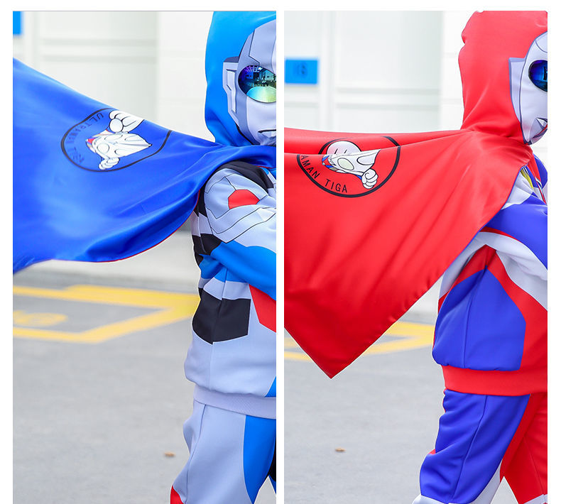 奥特曼披风赛罗儿童蝙蝠侠男孩超人男童蜘蛛侠外出女童斗篷万圣节披风