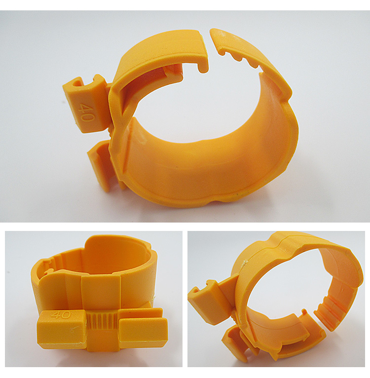 定做空调管卡尼龙管卡丝杆管扣卡扣铜管吊卡套管吊码75蓝38宽