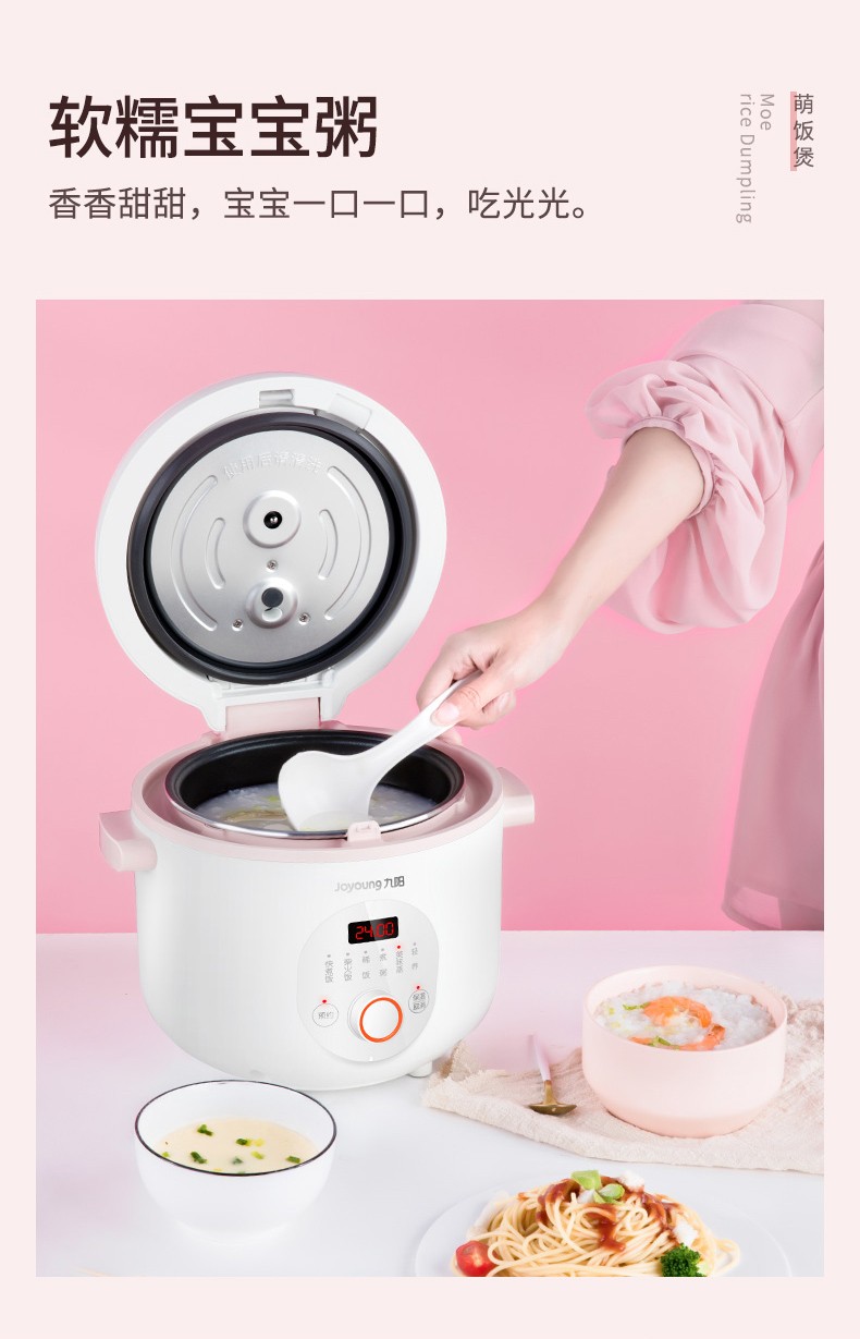 九阳(joyoung)电饭煲小电饭锅迷你电饭煲小型家用2升煮饭锅 (1-3人)