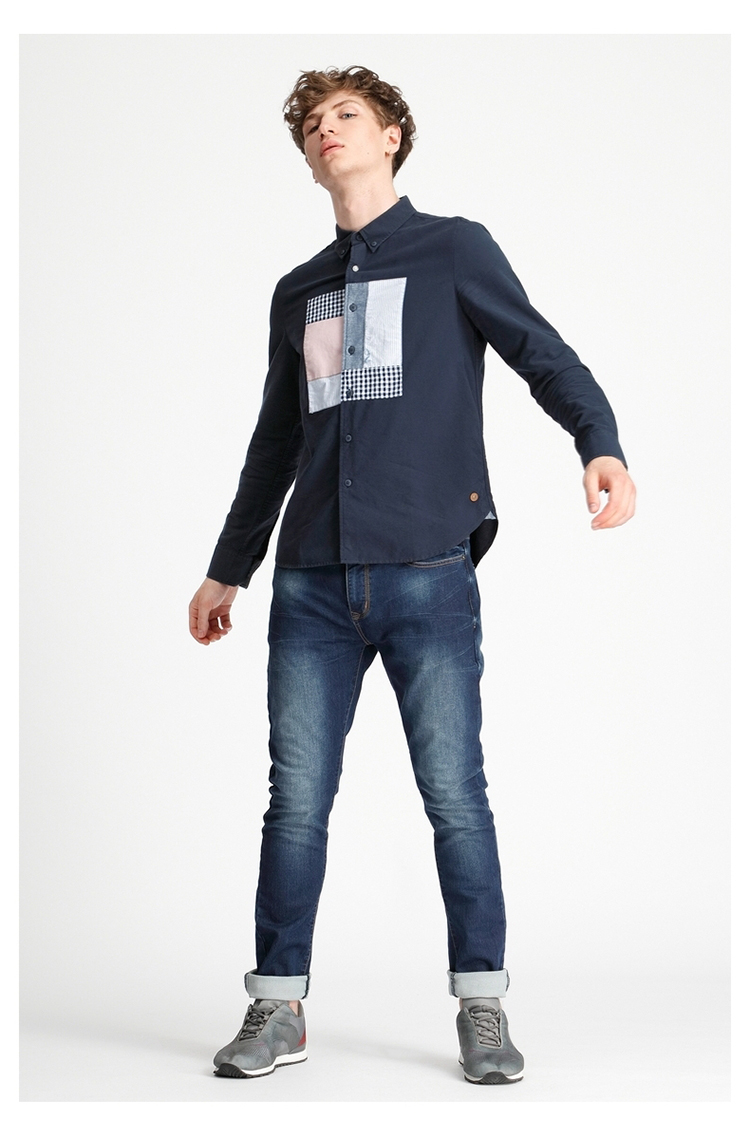 薄款纯棉无弹力衬衣【价格 图片 品牌 报价】-苏宁易购班尼路旗舰店