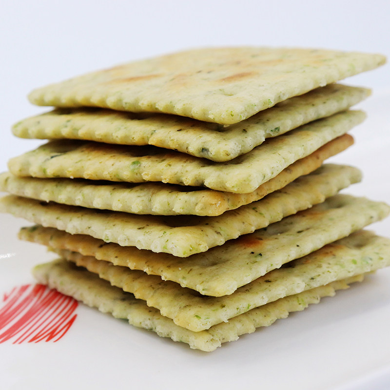 达利园饼干 达利园好吃点低糖海苔饼130g*9袋粗粮饼早餐酥脆薄饼干