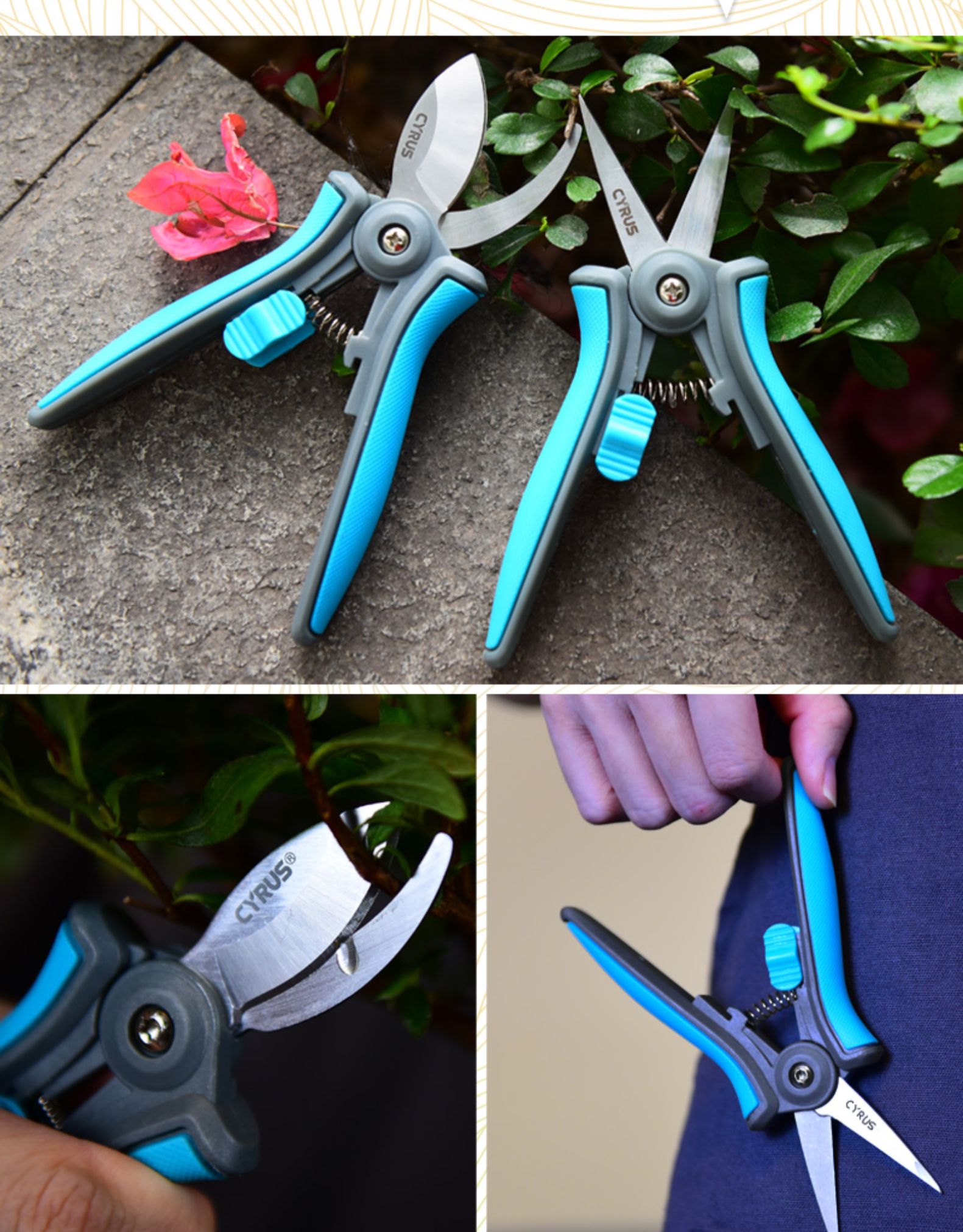 封后花剪修枝剪花艺剪刀修花家用盆景园艺鲜花插花多功能花剪子工具