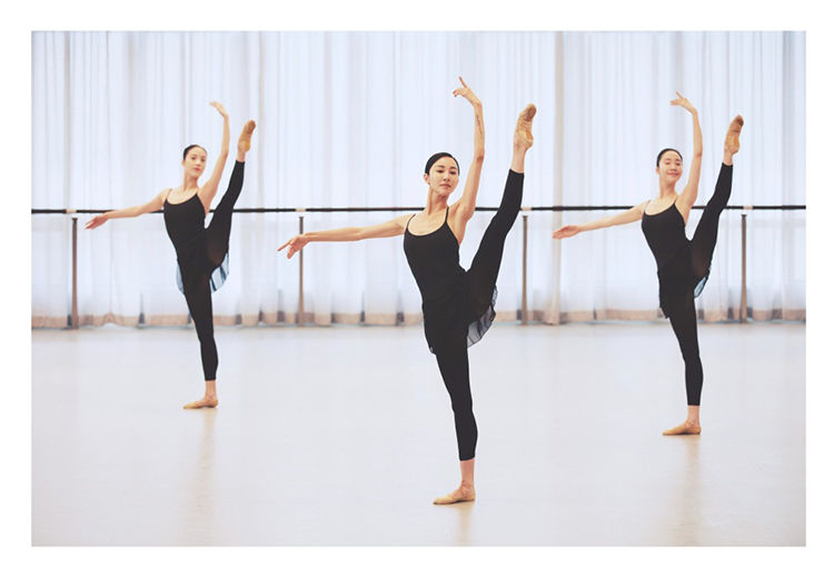 紧身九裤s现代艺考体操服芭蕾舞练功服成人女吊带连体舞蹈基训形体服