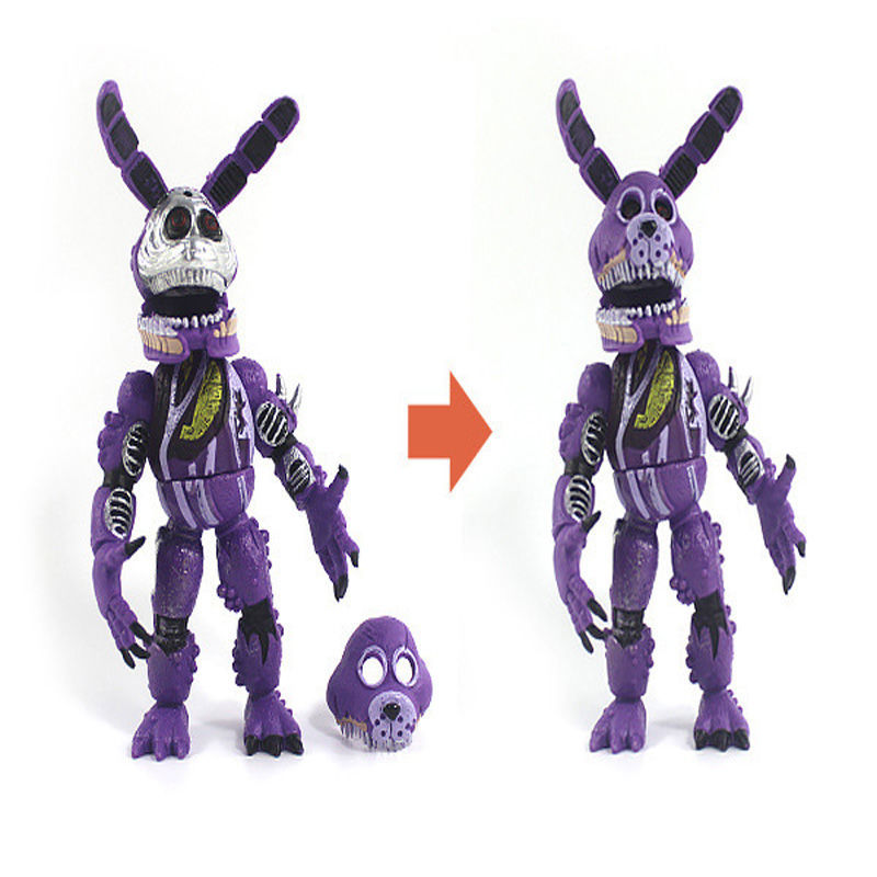 午夜熊 拼装玩具公仔摆件有灯声音关节可动 17cm小丑一个无灯 10-20cm