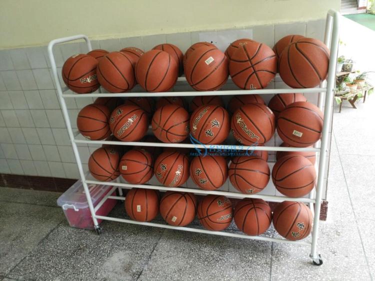 铁艺篮球足球收纳展示置物架幼儿园体育室投篮训练置球架放球货架
