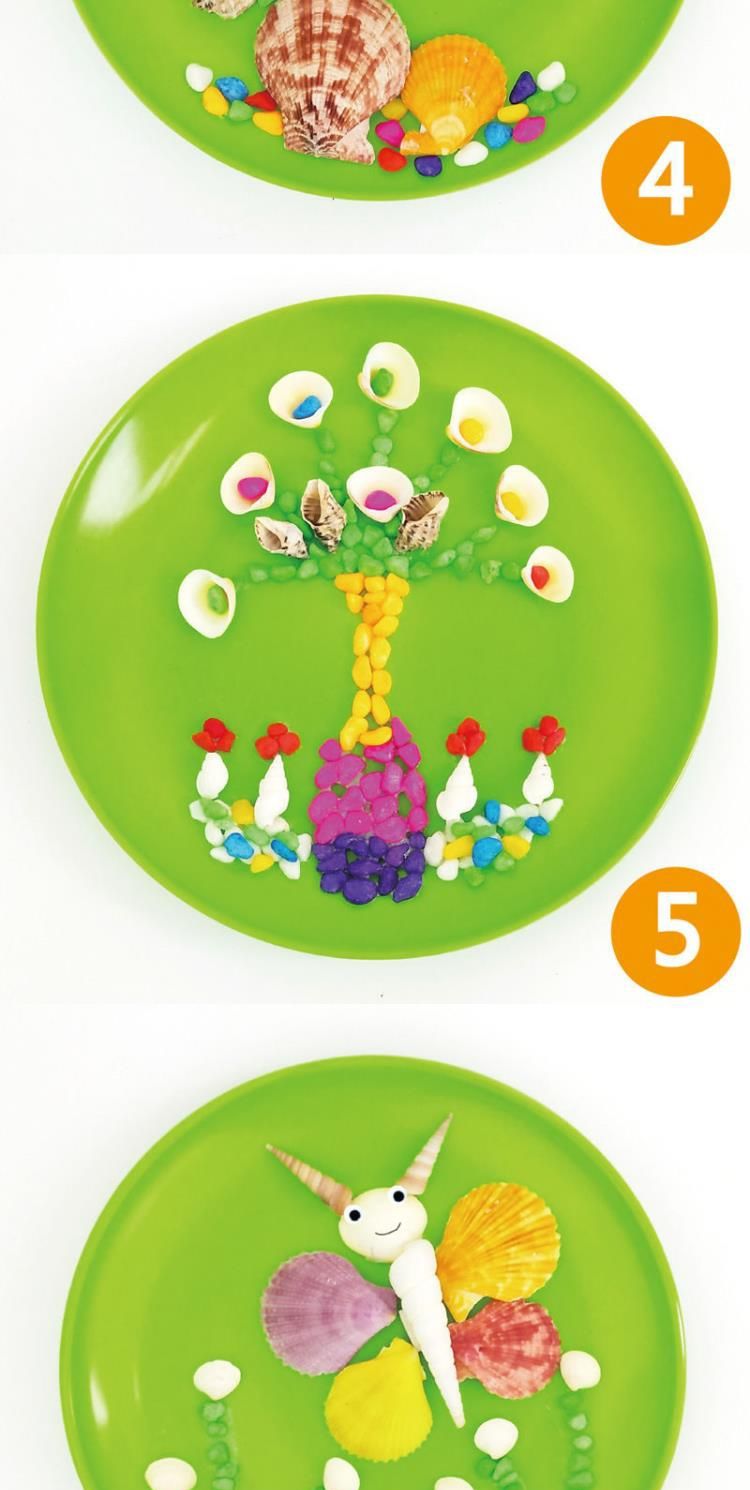 贝壳画儿童手工艺术diy玩具套装38周岁男女孩螺母粘贴画益智玩具贝壳