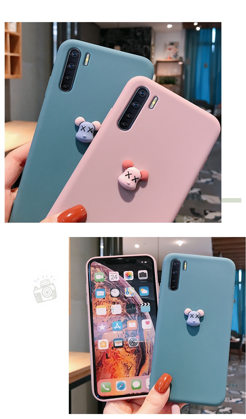 oppoa91手机壳立体暴力熊网红女a8全包防摔套卡通可爱超薄软硅胶真