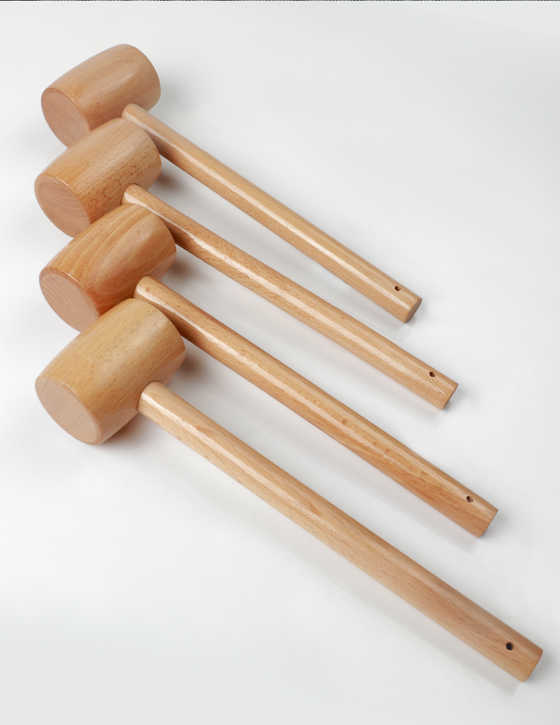 《实木锤捶腰捶背木棒槌木锤子手工小木锤木工工具木榔头安装木棰 多