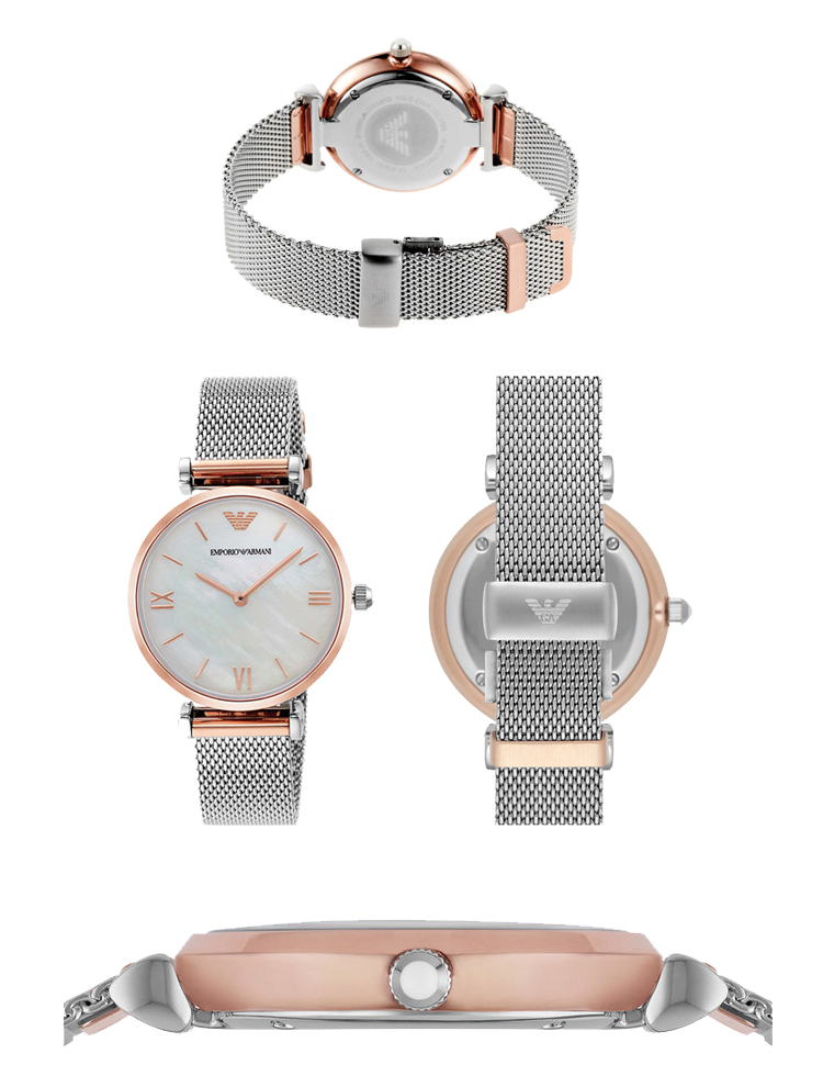 阿玛尼armani手表英伦风时尚百搭石英表女表ar2067