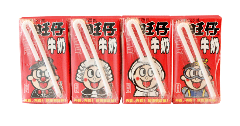 旺仔牛奶复原乳2ml36盒学生儿童早餐牛奶含乳饮料整箱