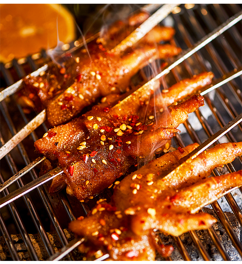 尚烤佳烧烤签子不锈钢烧烤签烧烤铁签子羊肉串签子304烤肉签子烧烤