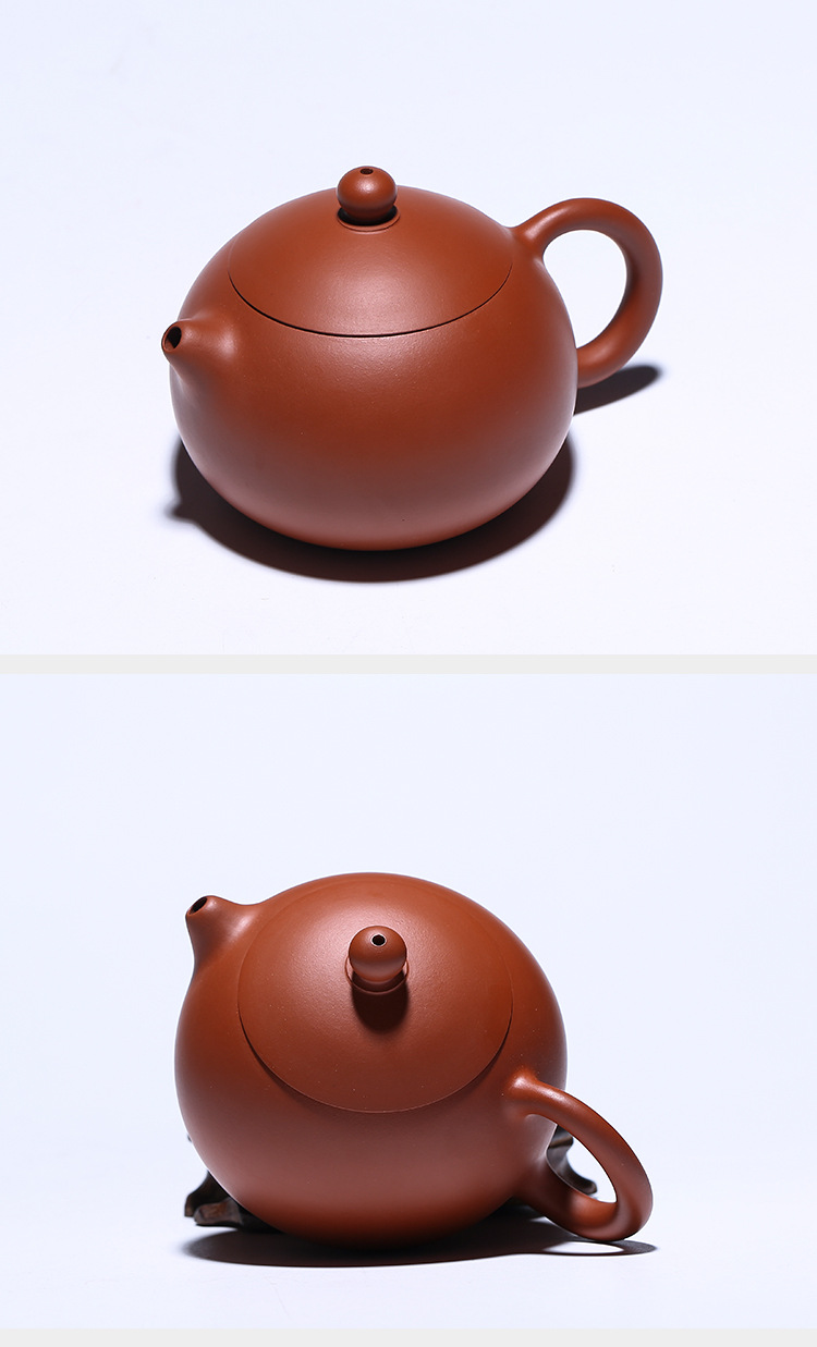 宜兴原矿全手工西施壶朱泥紫砂壶名家吴文彩制作茶壶茶具