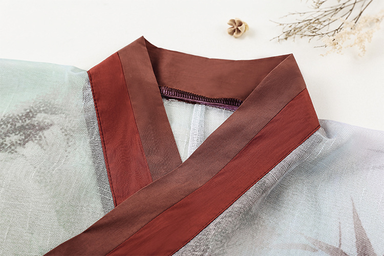 甲门(jiamen)婚纱/礼服/旗袍 预售 司南阁银狐传统汉服魏晋风交领中衣