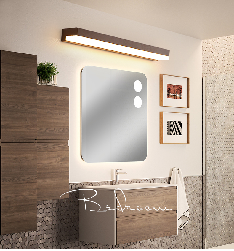 led镜前灯简约现代水雾浴室灯具靓丽壁灯卫生间镜柜灯具2019