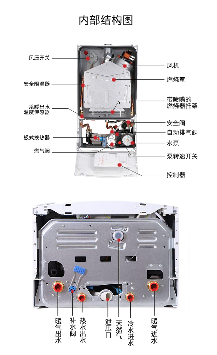 博世bosch24kw进口壁挂炉新欧洲之星采暖热水器两用天然