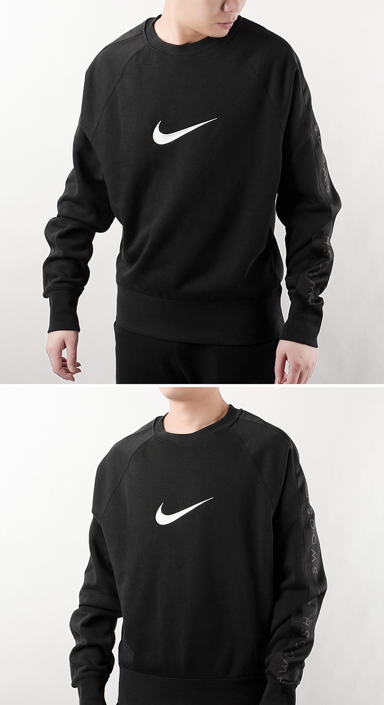 nike耐克卫衣男2021新款swoosh针织运动服休闲长袖套头衫da0087da