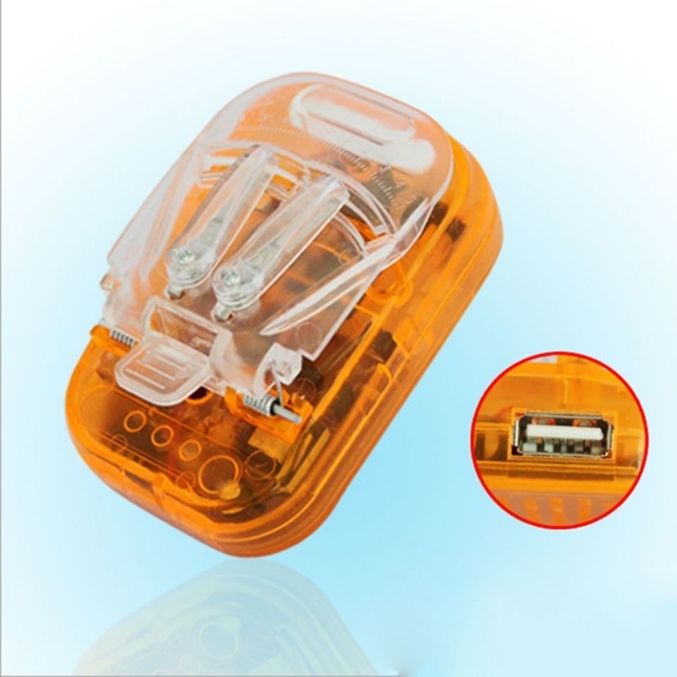 《炫彩多功能万能充变灯老款老式夹子电池充电器带usb万能通用型 万能