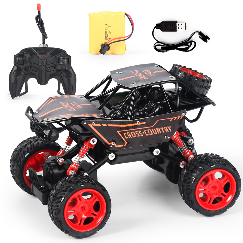 超级新品 大无线遥控汽车耐摔四驱越野车攀爬赛车充电儿童玩具车男孩