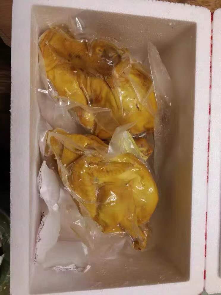 广式盐焗鸡熟食真空包装顺丰冷链2只装约45斤