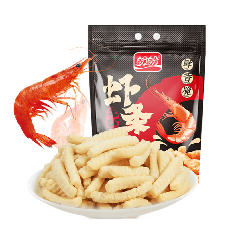 盼盼虾条270g超大实惠包怀旧膨化吃货网红休闲零食小吃大礼包虾片