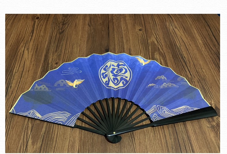 德云社云鹤九霄秦霄贤粉丝应援同款扇子中国风夏季日用宣纸折扇三维