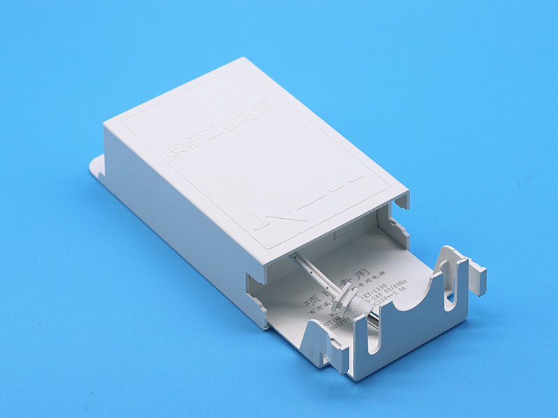12v3a监控防水电源摄像头电源12v25a2a监控电源盒防水盒小耳朵浅灰色