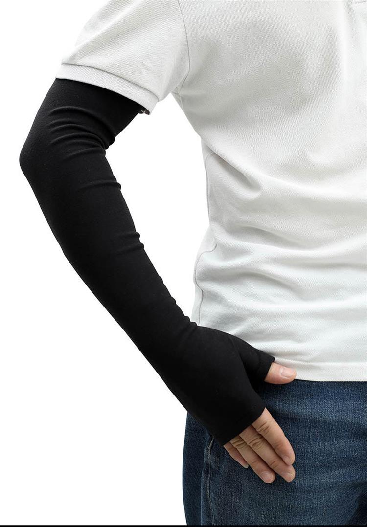 加绒保暖袖套女男秋冬季长款护肘手臂套加厚高弹性防寒胳膊护关节