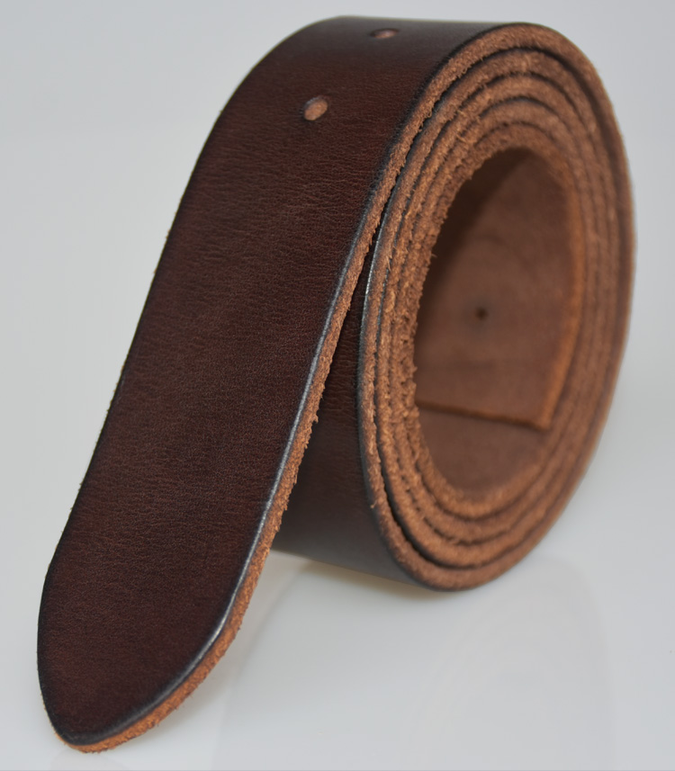 皮带男士真皮头层纯牛皮带身针扣不带头腰带无扣头裤带无头皮带条墨斗