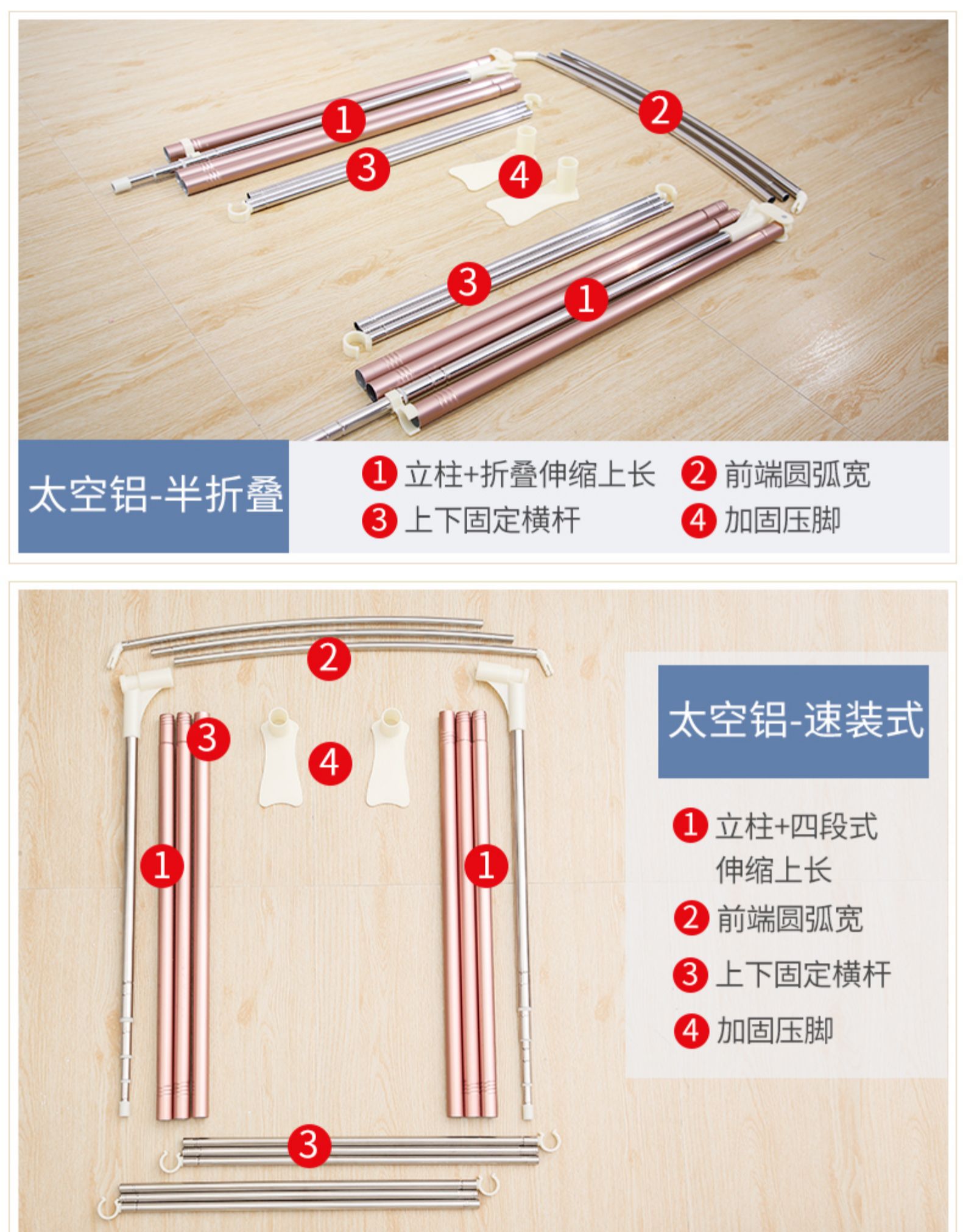 伸缩蚊帐说明图图片