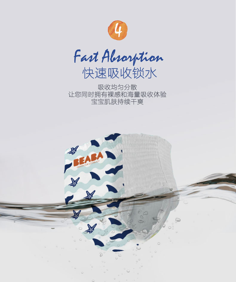 beaba碧芭宝贝盛夏光年拉拉裤xxxl30片