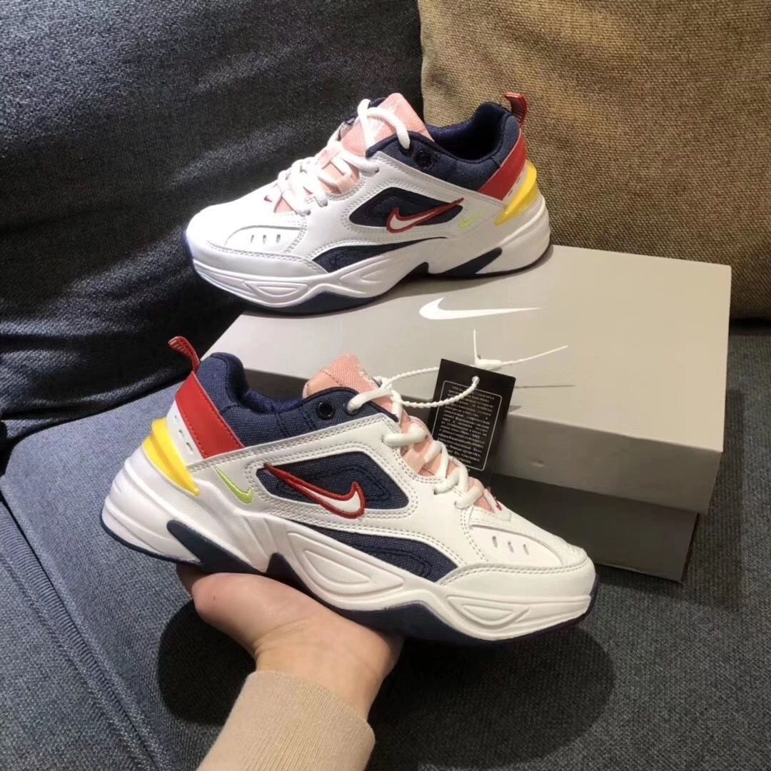 《m2k tekno老爹鞋女男复古休闲增高鞋ins超火百搭跑步鞋学生小白鞋