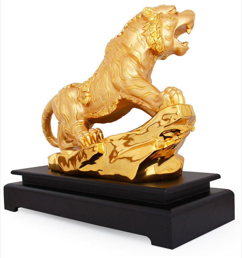 美帮汇老虎工艺品摆件十二生肖虎店铺前台装饰品办公室开业礼品