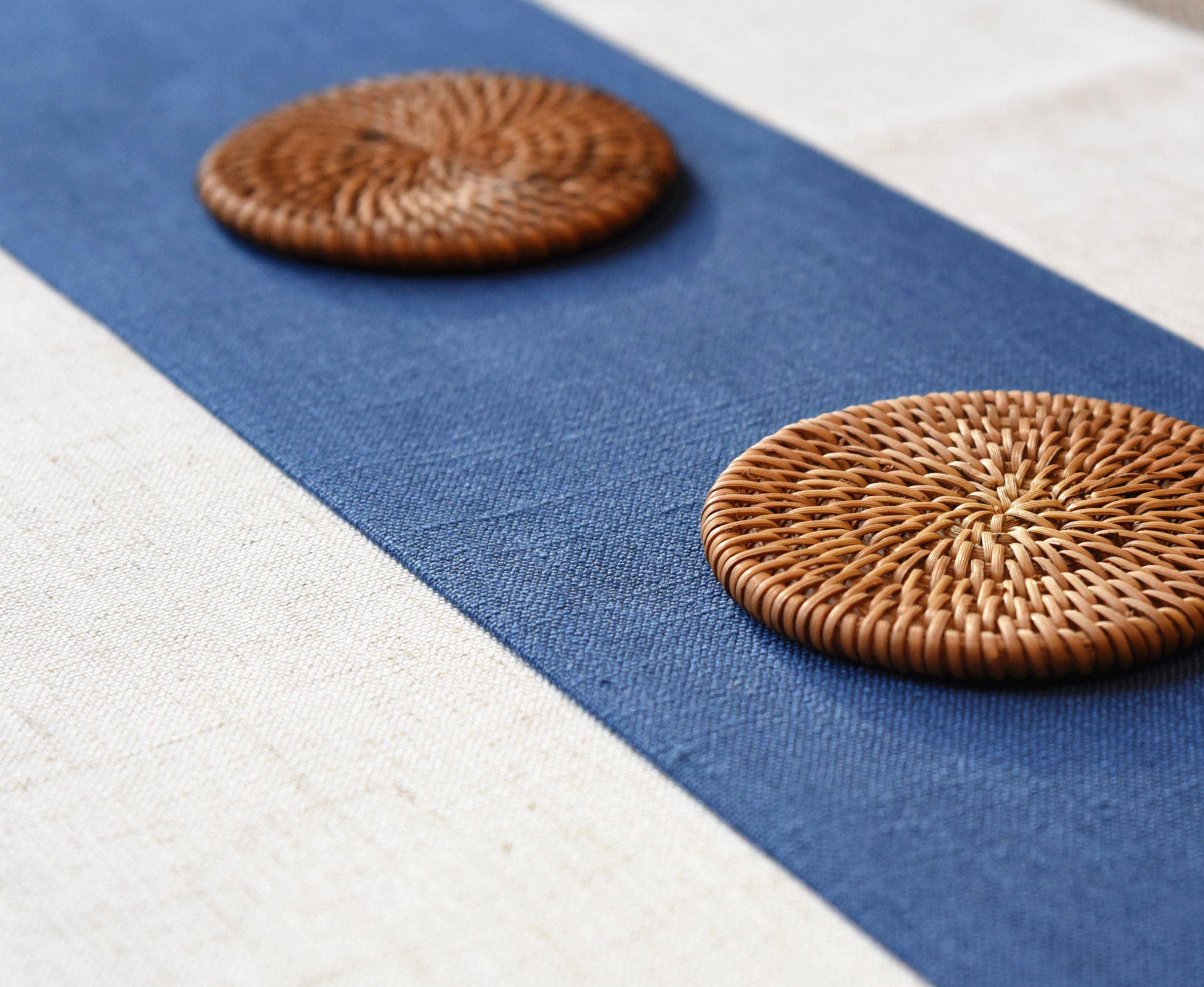 顾致 中式禅意桌旗 约茶席亚麻布艺中国风长条棉麻巾茶几装饰布