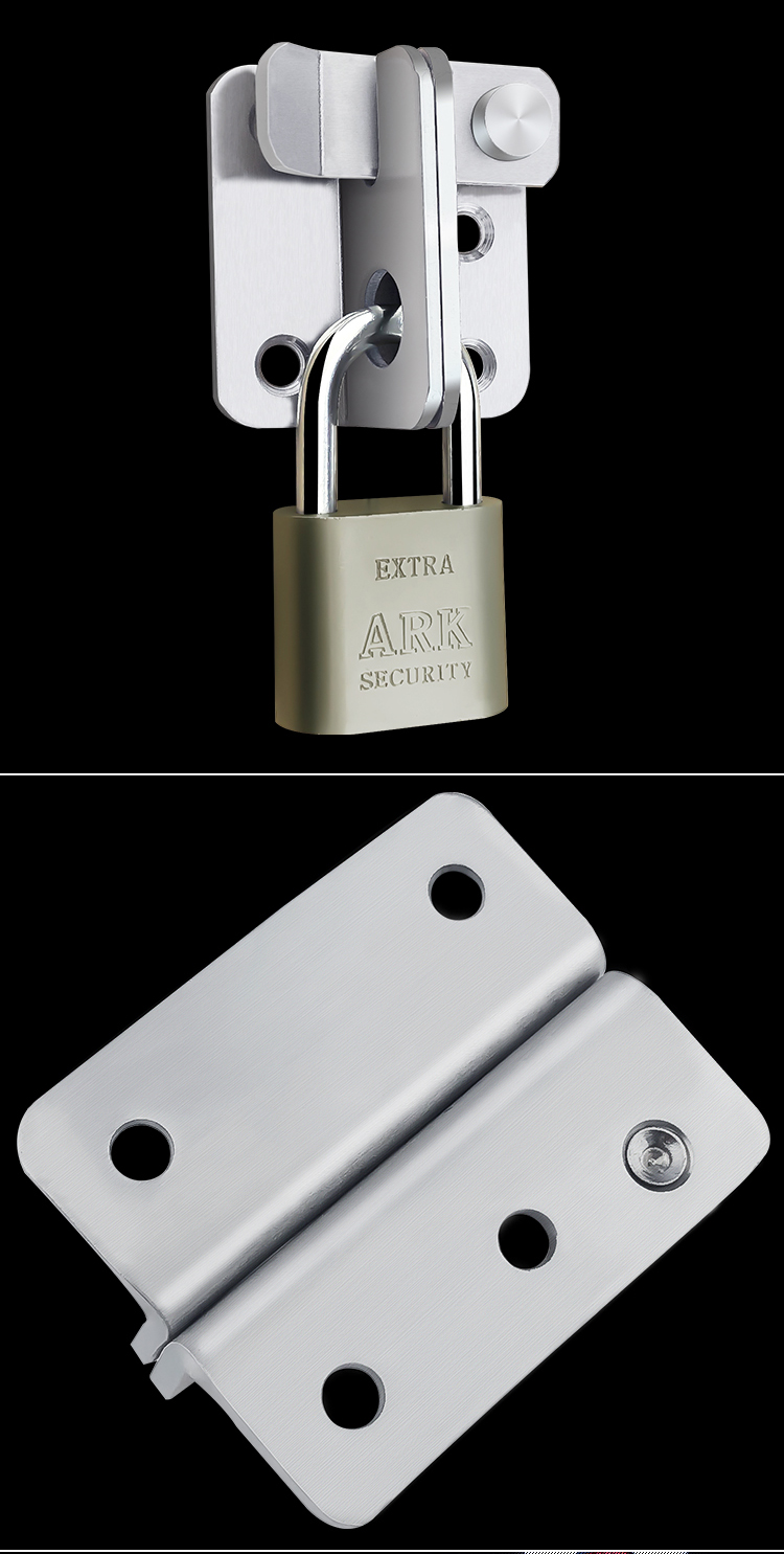 挂锁锁扣防盗门锁大门插销门扣门栓搭扣移门不锈钢明装木门插销锁201