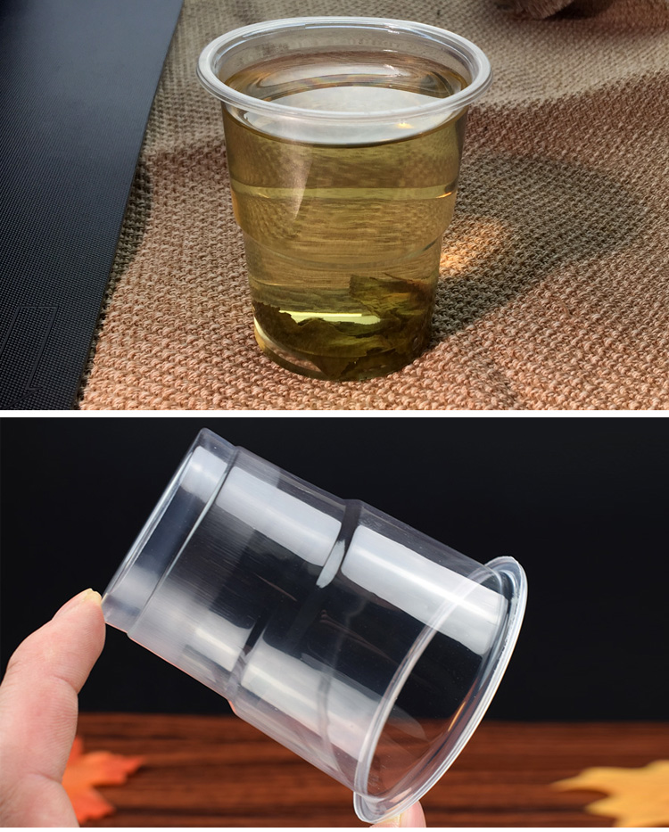 加厚一次性杯子塑料杯透明杯航空杯饮水喝茶杯子办公喝水批发整箱 500