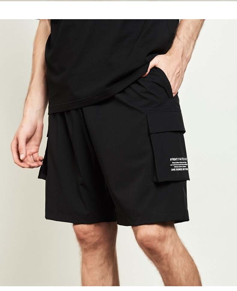 361°运动短裤651921701 361°短裤男士裤子夏季宽松透气薄款大口袋