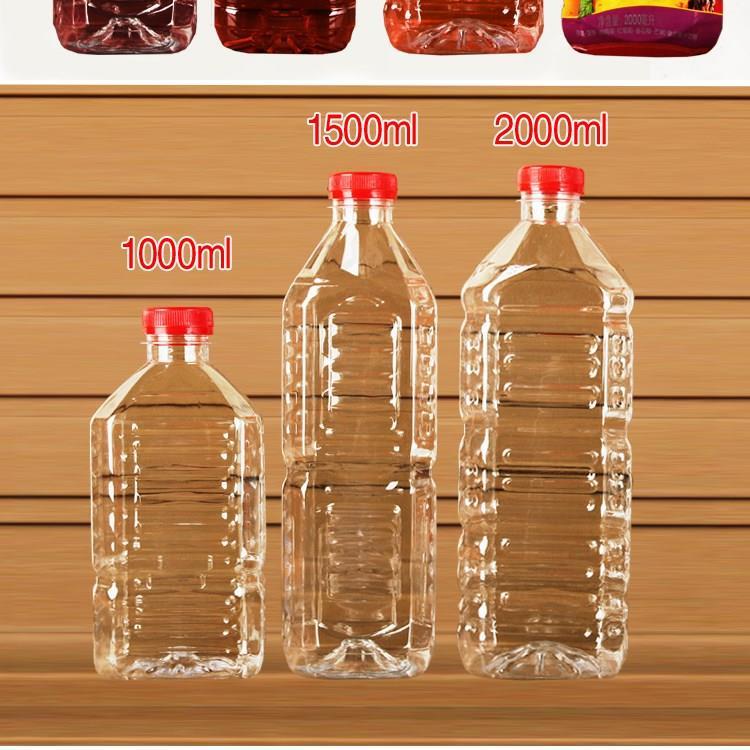 1000ml15l2升透明塑料瓶子分裝空瓶礦泉水瓶飲料瓶樣品瓶子