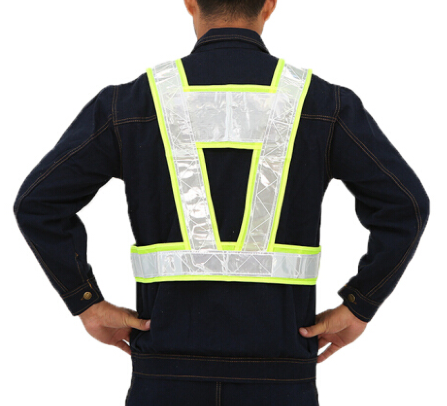 义岚 反光背心马甲反光衣反光背带跑步背心交通骑行马甲zr-013