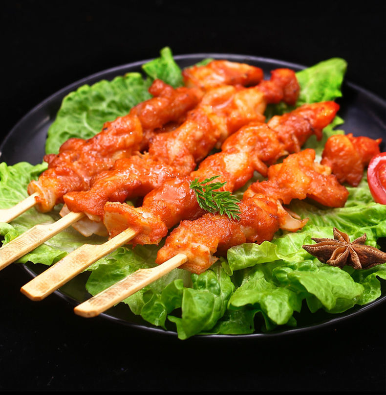 小里脊串560g(20支) 骨肉相连烧烤串新鲜冷冻半成品油炸小吃里脊肉