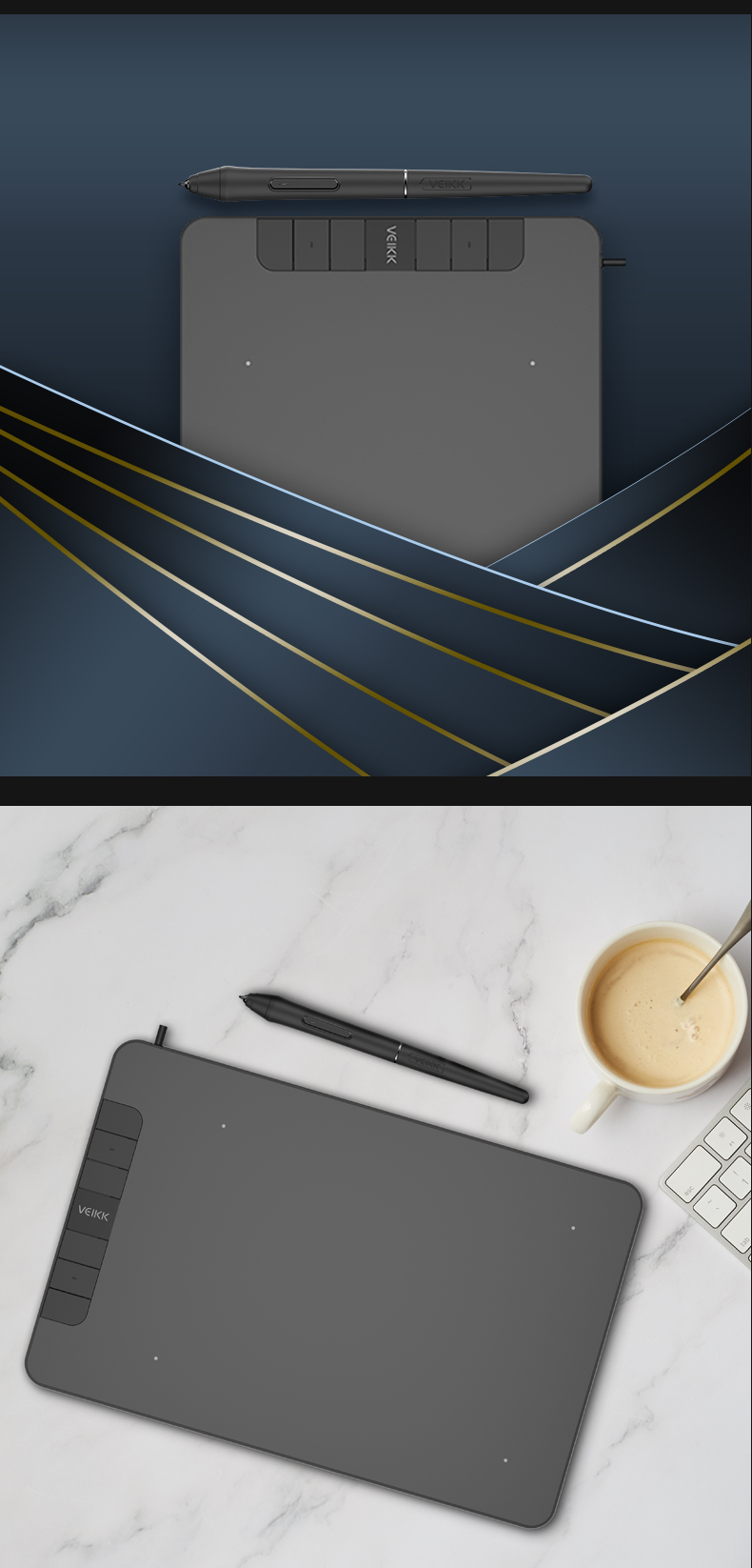 绘客hk650电脑手绘板数位板电子手写板绘画绘图板网课写字板