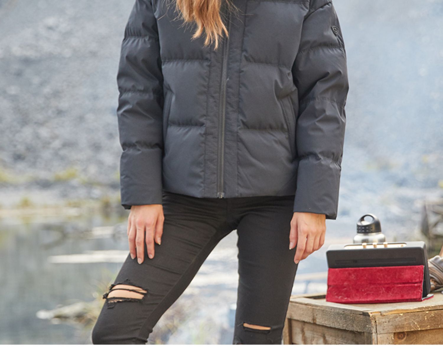 诺诗兰northland户外款女式运动休闲时尚防风保暖防泼水鹅绒羽绒服gd